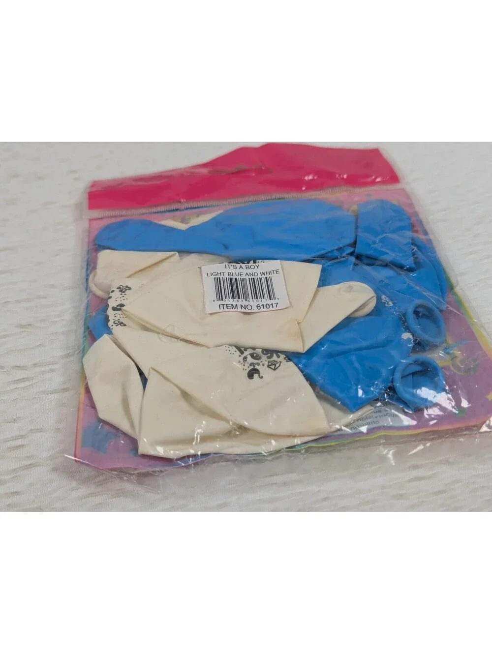 12 inch - Blue/Wh Latex Balloons - Its a Boy! - Party Helium Balloons - 100 Pack